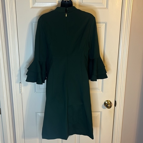 Trina Turk Dylan 2 Layered Bell Sleeve Dress - Picture 6 of 8